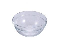 Arcoroc ARC 09994 Empilable Schale, Stapelschale, Schüssel, 26cm, 4.5 Liter, Glas, transparent, 1 Stück