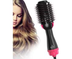 Aibesser Haartrockner Multifunktion Warmluftbürste Salon Hair Styler Volumizer Volumen Bürste Heißluftkamm Föhnbürste Haarglätter Bürste