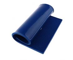 Toygogo Universal Silikonmatte Backmatte Wiederverwendbar Antihafte rutschfeste - Dunkelblau