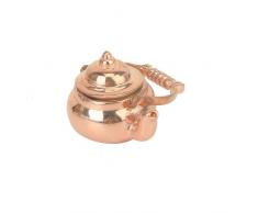 1/12 Puppenhaus Miniatur Kupfer Tee Kessel / Tee Pot