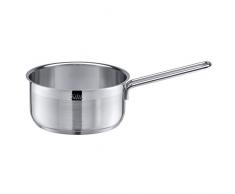 Silit Achat Stielkasserolle, 16 cm, ohne Deckel, Kochtopf 1,5l, Edelstahl poliert, Topf Induktion, unbeschichtet, backofengeeignet