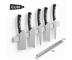 Canlanda Xingda Messerhalter Magnetisch 50CM Ohne Bohren Messer Magnetleiste mit Starker Tragkraft Werkzeughalterung 304 Edelstahl Magnetische Halterung Magnetleiste für Küchen