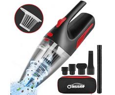 Oasser Handstaubsauger Akku Staubsauger Kabellos 2200mAh 100W Lithum-ion Nass & Trocken Akku Handstaubsauger V1 mit Waschbarer Edelstahl Filter für Auto Zuhause