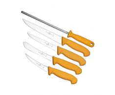 Schwertkrone Metzgermesser Set Solingen - 5-teilig, Edelstahl, rostfrei