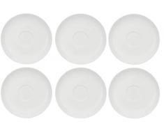 Villeroy & Boch Home Elements Frühstücksuntertasse 6er Set weiß 18cm Porzellan