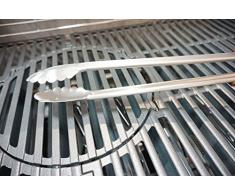 CAGO Premium XXL Grillzange - extra lang 56 cm Edelstahl Holz Zange BBQ Besteck