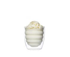 YEM 6 x 300ml doppelwandige Thermo-Gläser, für Latte Macchiato, Cocktails, Desserts, Tee Glas-Set, Doppelwandgläser, BEE