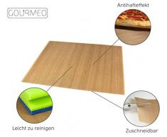 GOURMEO Backpapier, Dauerbackfolie 2er Set 36 x 42cm - wiederverwendbar, antihaftbeschichtet, permanent, spülmaschinenfest, zuschneidbar - Backmatte, Backfolie | 2 Jahre Zufriedenheitsgarantie