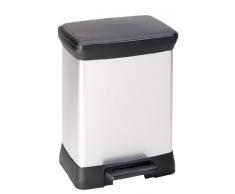 CURVER Abfalleimer, Silber, 30 L