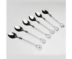 IKRAM Elegante Teelöffel Mokkalöffel 6er Set