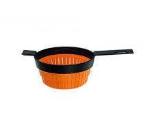 Fiskars Küchensieb, Zusammenfaltbar, Maße: 36,0 x 20,4 cm, Volumen: 1,9 l, Kunststoff/Silikon, Functional Form, 1014345