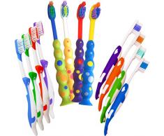 Kinderzahnbürsten ~ Großpackung mit 12 (Klassisches Set)