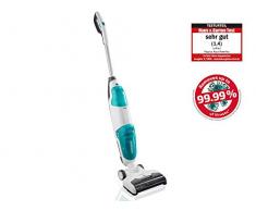 Leifheit Akku Saugwischer Regulus Aqua PowerVac, saugen und wischen, leichter Nasssauger mit leistungsstarken 24V, kabelloser Waschsauger mit 20 min Akku-Laufzeit, Staubsauger mit Standfunktion