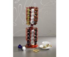 Xavax Kaffee-Kapselständer Rondello für Nespresso, rot