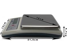 G&G KF6000A oder KF3000A 0,1g - 6000g Präzisionswaage Küchenwaage Briefwaage Tischwaage (KF3000A)