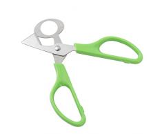 UPKOCH Eierschere Edelstahl Eieröffner Eierköpfer Ei Schere Werkzeug Küchenhelfer spülmaschinengeeignet Kochzubehör - Grün