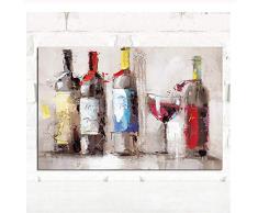 Chihie Romantischer Rotweinkelch Tanzender Ölgemälde-Druck auf Leinwand -50X70cm Rahmenlos