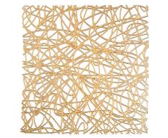 WENKO 2003030100 Spülbeckeneinlage Cross Orange, Kunststoff, Orange