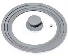 Oishii Lidmaster Universal Glasdeckel als Pfannendeckel oder Topfdeckel - passend für Töpfe mit Ø 18, 20 und 22 cm