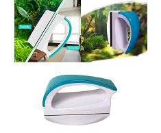 CNCBT Magnétique Fish Tank Brosse Aquarium Verre Magnétique Aquarium Fish Tank Verre Algues Raclette Nettoyant Algues Aimant De Nettoyage Outil-2 PCS,M