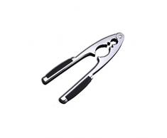 BESTOMZ Nussknacker Walnussknacker Haselnussknacker Zinkdruckguss , beidhändig nutzbar - kraftvoll und stabil - Profesioneller Nussknacker