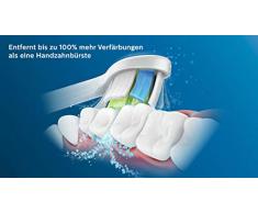 Philips Sonicare Original Aufsteckbürste Optimal White HX6064/10, 2x weniger Verfärbungen für weißere Zähne, 4 Stück