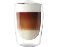 Melitta Glas-Set, Latte-Macchiato-Gläser, 2 Stück, Doppelwandig, Borosilikatglas, 200 ml, 212910