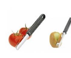 Westmark Tomaten-/ und Kiwischäler mit gezackter Klinge, 18,5 x 2,2 cm, Edelstahlklinge, Tomfix, 60462270