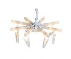 joyMerit LED Wäschespinne Lampe Wäschehänger Wäschetrockner Stimmungsbeleuchtung - Weiß