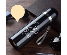 Kreative Kinderbecher, tragbarer Saugnapf, Becher Kelchglas Outdoor Sports Plastikbecher Handbecher, 350ml500ml,Schwarz