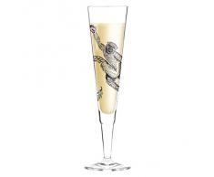 Ritzenhoff White Label Champagnerglas, Glas, Mehrfarbig, 7 x 7 x 24 cm