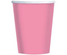 Hübschen rosa Papierbecher (Pack von 8)
