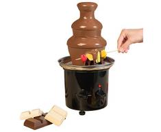 Rosenstein & Söhne Fondue: Schokoladen-Brunnen mit 2 Ebenen, 275 Watt (Schokoladenbrunnen Schokolade)