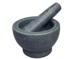 Scella Mörser mit Schlegel / Stössel Granit poliert 14,5cm x 11cm