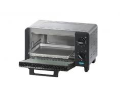 Steba Mini-Backofen KB 11, 9 Liter Volumen, High-Speed Quarzheizkörper, Temperaturregler, 15 Minuten Timer, 2 Einschubebene, Dauer-Ein-Funktion, 1000 Watt