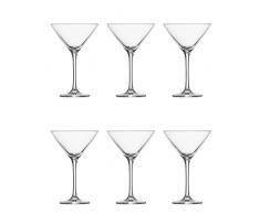 Zwiesel 109398 Classico Martiniglas Set 6tlg, Kristall, farblos