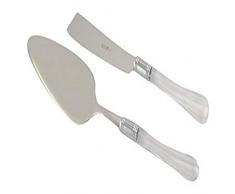 Arvindgroup ZA190/200-01 Zaffiro Collection Kuchen- und Gebäckheber Set, transparent