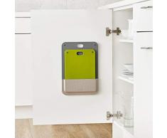 Joseph Joseph DoorStore Chop - 2-teiliges Schneidebrett-Set für die Küchenschranktür - mehrfarbig