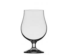 Stölzle Lausitz 0,4l Biertulpe, Serie Berlin, 500 ml, 6er Set, hoch Funktionelle Biergläser, zeitlos Elegante Bierschwenker, hochwertige Qualität, spülmaschinenfest