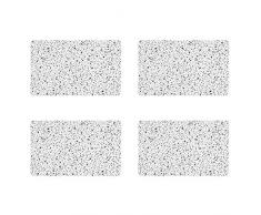Ricolor 12087 Frühstücksbrettchen Granit-Optik 23,5 x 14,5 cm, HPL (4 Stück)