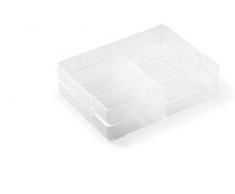 Durable 338419 Coffee Point Caddy Besteckkasten, Schubladeneinsatz für Aufbewahrungsbox, transparent