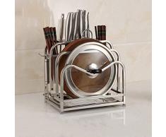 WLD Edelstahl-Messer Schneidebrett Rack-Schneidebrett Rack-Storage Rack Multifunktionsküchenmesser Bedarf Küche Racks Küche Storage Rack fsdfdsgfd/B 29×20×26 cm
