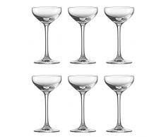 Schott Zwiesel 111220 Likörschale, Glas, transparent, 6 Einheiten