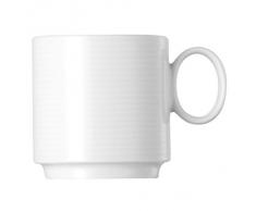 Thomas Loft Espressotasse, Obertasse, Stapelbar, Porzellan, Weiß, Spülmaschinenfest, 110 ml, 16727