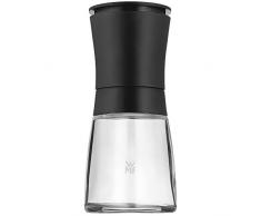 WMF Trend Gewürzmühle, unbefüllt Kunststoff Glas, Keramikmahlwerk Mühle für Salz, Pfeffer, Gewürze, Chilischoten, H 14 cm, schwarz