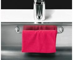 Spültuchhalter magnetisch, Edelstahl - mit Gegenmagneten, Länge 23 cm, 1 Stück