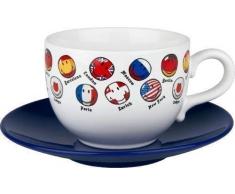 Jumbo Kaffee Tasse - Smiley Flags