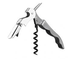 KTX7® Kellnermesser - Korkenzieher mit zweistufigem Hebelsystem X.1 (Silber)