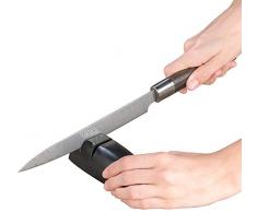 Rosenstein & Söhne Keramikmesser Schärfen: Diamant-Hand-Messerschärfer für Stahl-& Keramik-Klingen (Messerschärfer für Keramikmesser)