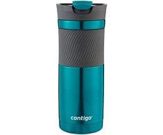 Contigo Thermobecher Byron Snapseal, Edelstahl Isolierbecher, Kaffebecher to go, auslaufsicher, spülmaschinenfester Deckel BPA-frei, 470 ml